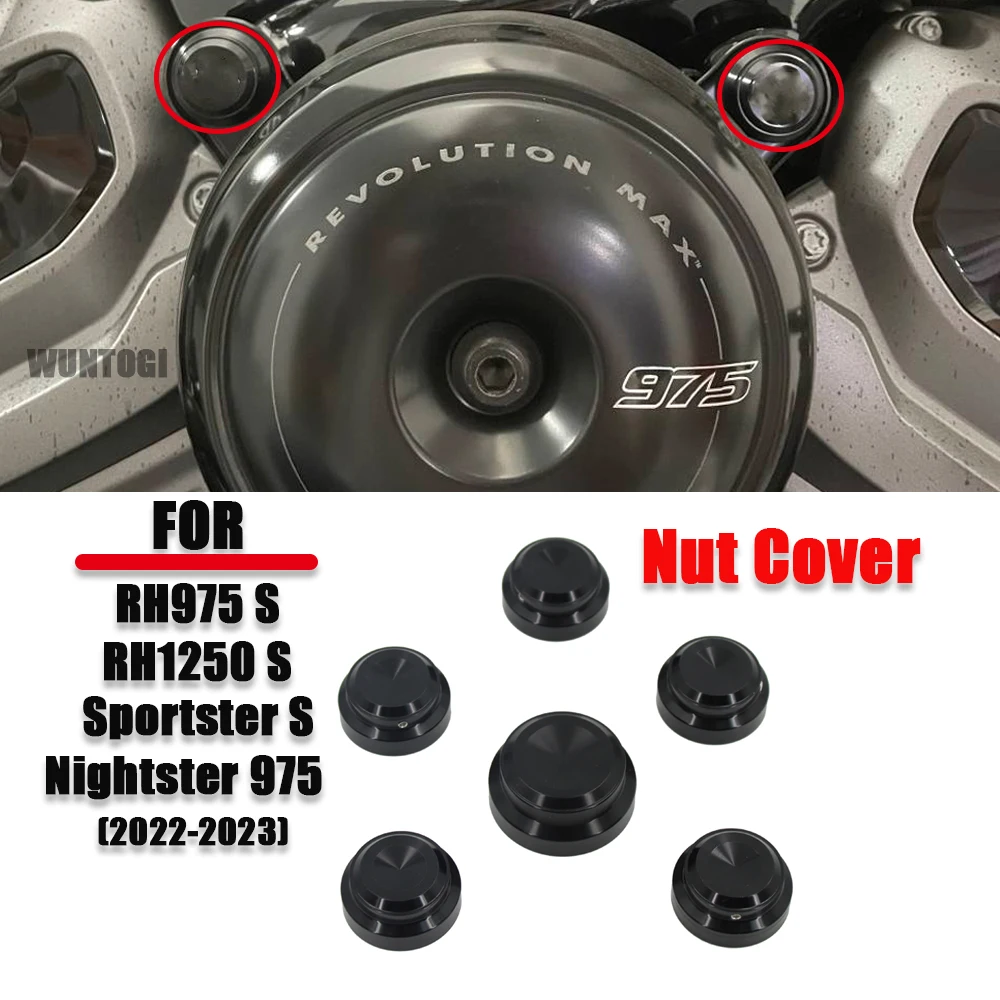 Sportster S Nut Cover Per Harley Sportster S 1250 Rh1250 S Rh975 S Nightster 975 Moto Nut Cover Design Premium 2022 2023
