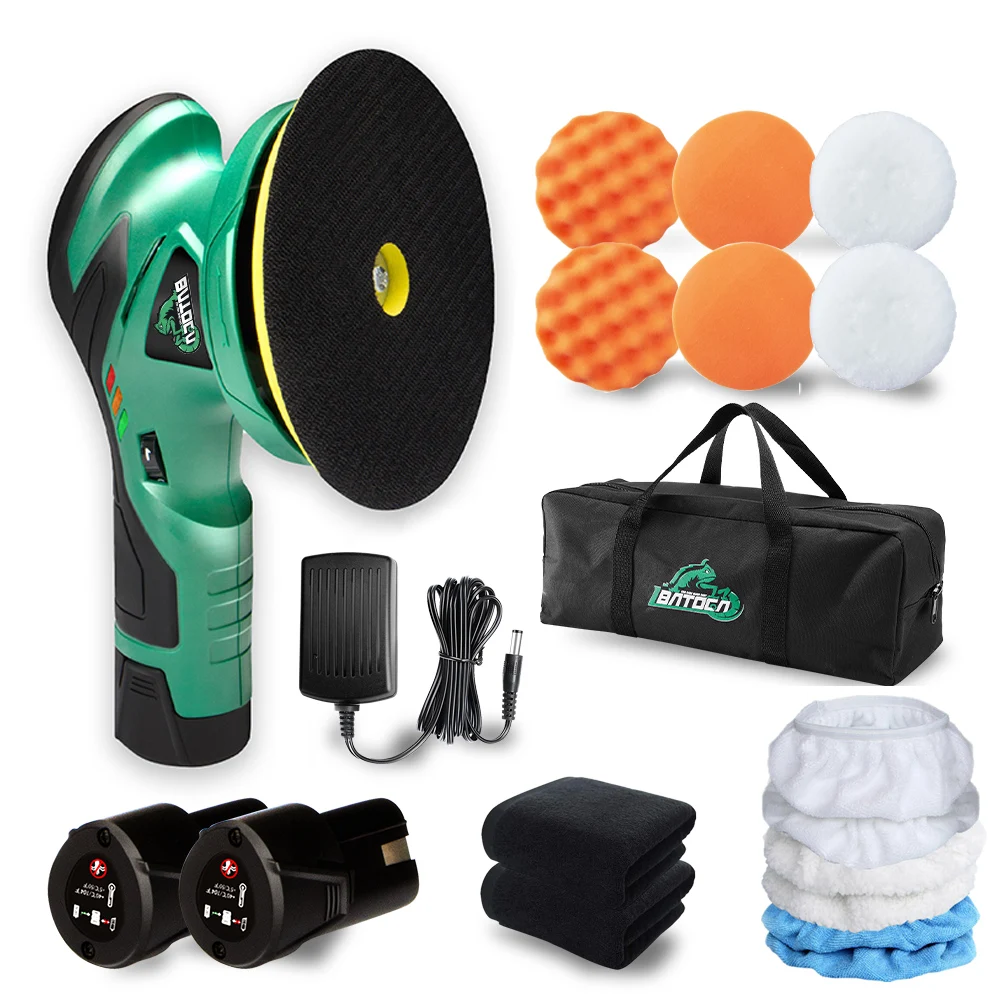 Lucidatrice Per Auto Senza Fili Batoca Lucidatrice Per Auto Elettrica Senza Fili A Doppia Azione 12V Da Buffer Auto Detail Strumento Ad Alta Potenza