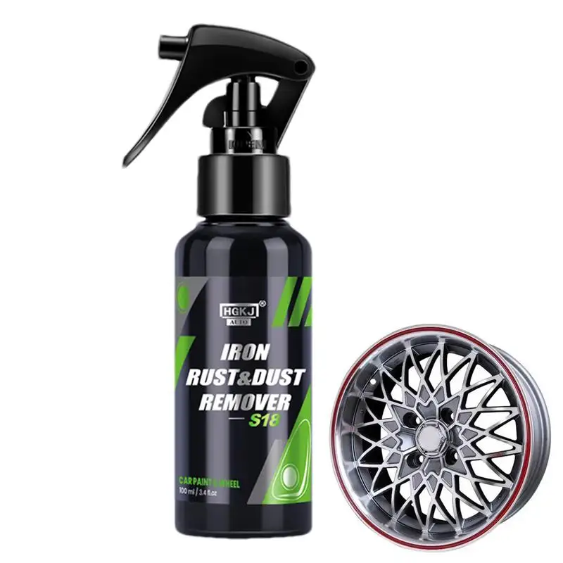 50/100Ml Iron Remover Car Detailing Iron Cleaner Removal Cleaner Kit Di Decontaminazione Per La Cura Dell'Auto Iron Rust Dust Cleaner