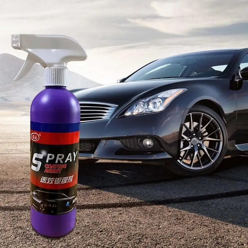 500Ml Spray Coating Agent Nano Ceramic Car Coating Quick Detail Spray Car Wax Polish Spray Accessori Per La Cura Della Vernice Impermeabile