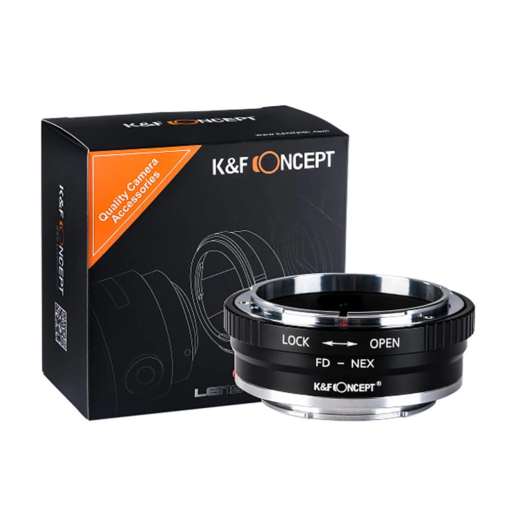 K & F Concept Adattatore Canon Fd A Sony E Ii Per Obiettivo Canon Fd Mount A Sony E A5000 A6000 A7C A7C2 A1 A9 A7S A7R2 A73 A7R4 A7R5
