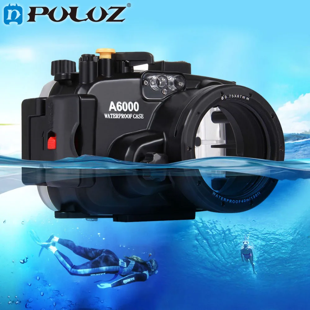 Puluz 40 M 1560 Inch 130Ft Profondità Subacquea Nuoto Diving Caso Impermeabile Camera Bag Custodia Per Sony A6000