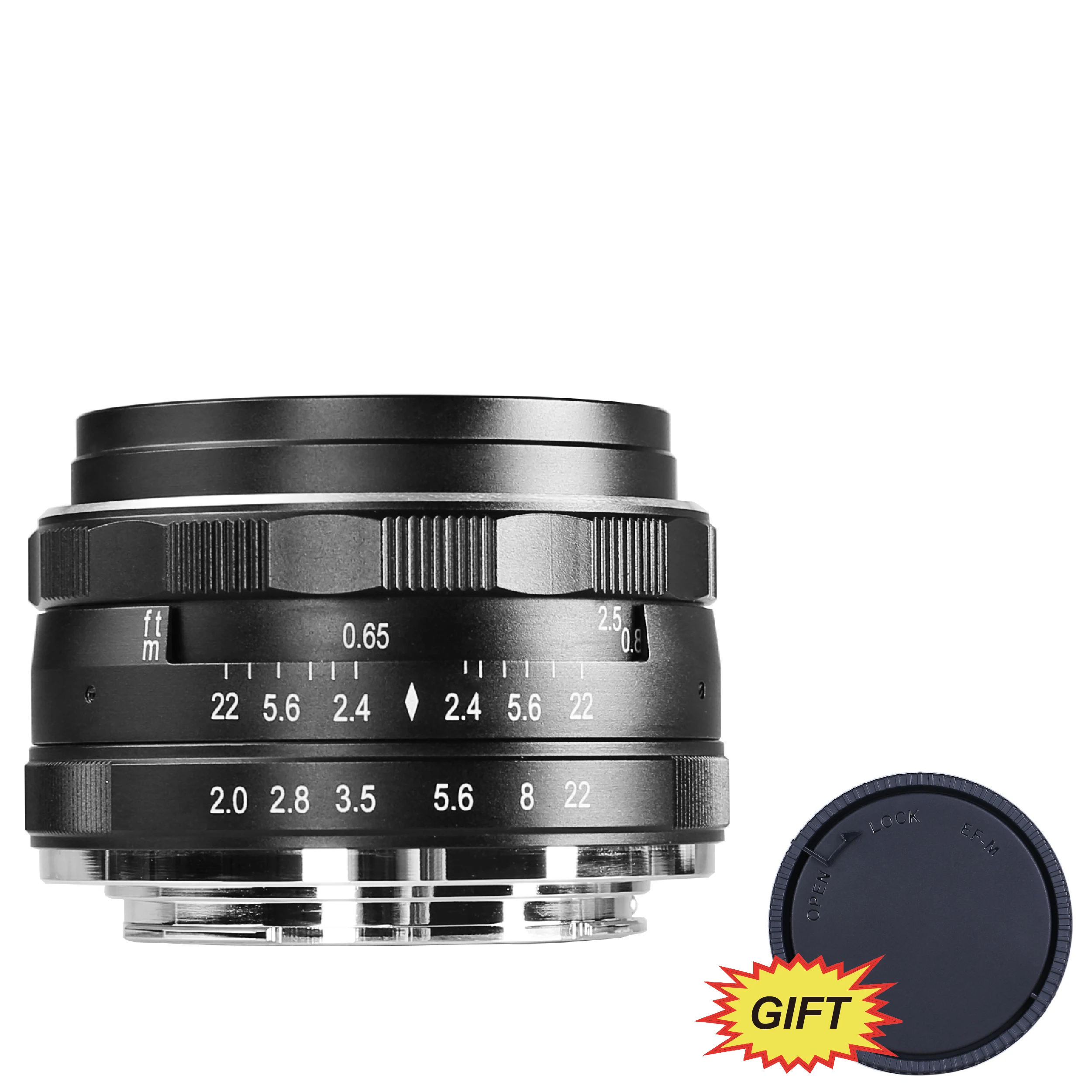 Meikemk 50 Millimetri F2.0 Fisso Manuale Lente Di Messa A Fuoco Per Sony E Mount A6300 A6000 A5100 A5000,Nex7/Nex6/5N Fotocamere Mirrorless Con Apsc-C