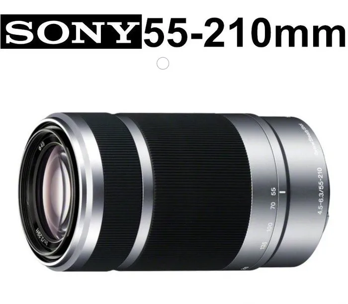 Nuovo Sony E 55-210Mm F4.5-6.3 Oss Sel55210 Nero Lente Per A5000 A6000 A6400