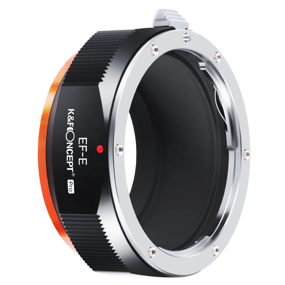 K & F Concept Adattatore Da Eos A E Mount Compatibile Per Canon Ef Ef-S Mount Lens To E Nex Mount Fotocamere Mirrorless Sony A6000 A6400 A7