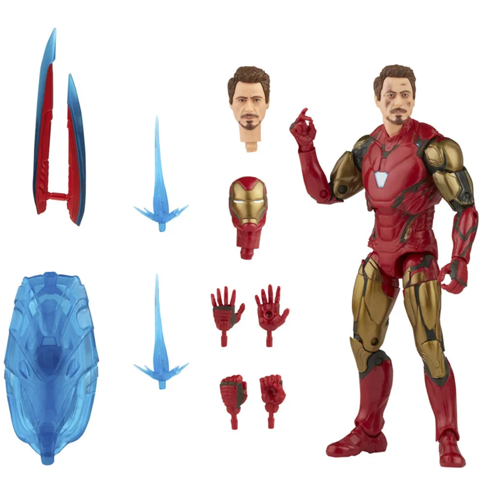 Marvel Legends The Infinity Avengers Endgame Iron Man Mark Lxxxv Mk85 6 "Action Figure Toys Di Saga Thanos Battle Damage 2P