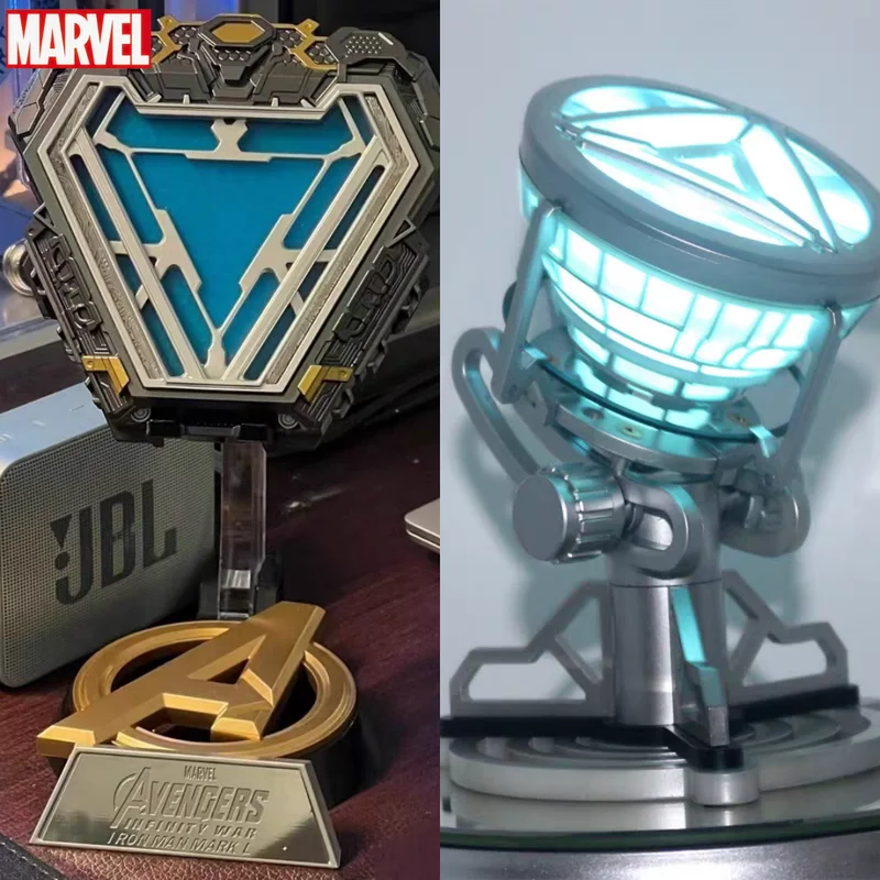 Iron Man Mk50 Reactor 1:1 Indossabile Chest Light Marvel Avengers 4 Arc Reactor Tony Stark Heart Of Mark Figure Led Model Toy Gifts