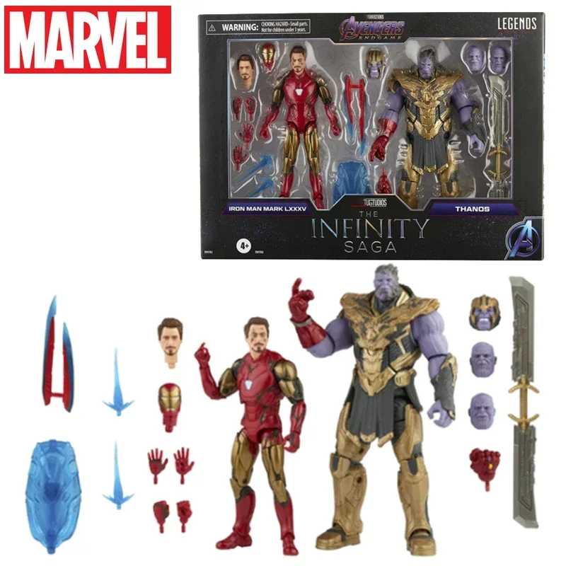 2 Pezzi In Magazzino Marvel Legends Series Action Figure Iron Man Mark 85 Vs.
