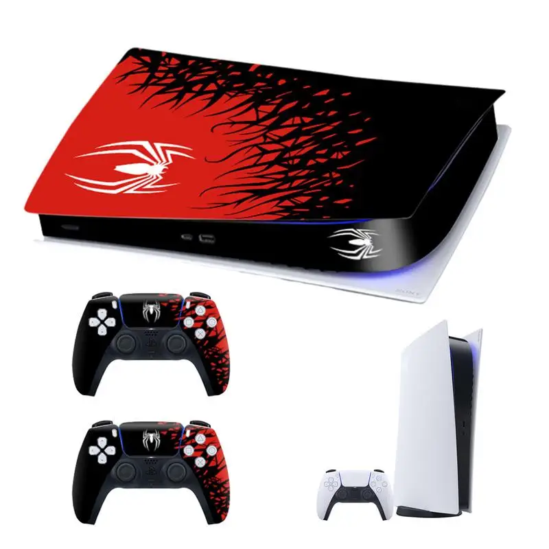 Spider Per Playstation 5 Sticker Console Di Gioco Skin Per Console Di Gioco Digitale Ps5 Accessori Antigraffio Per Playstation Slim