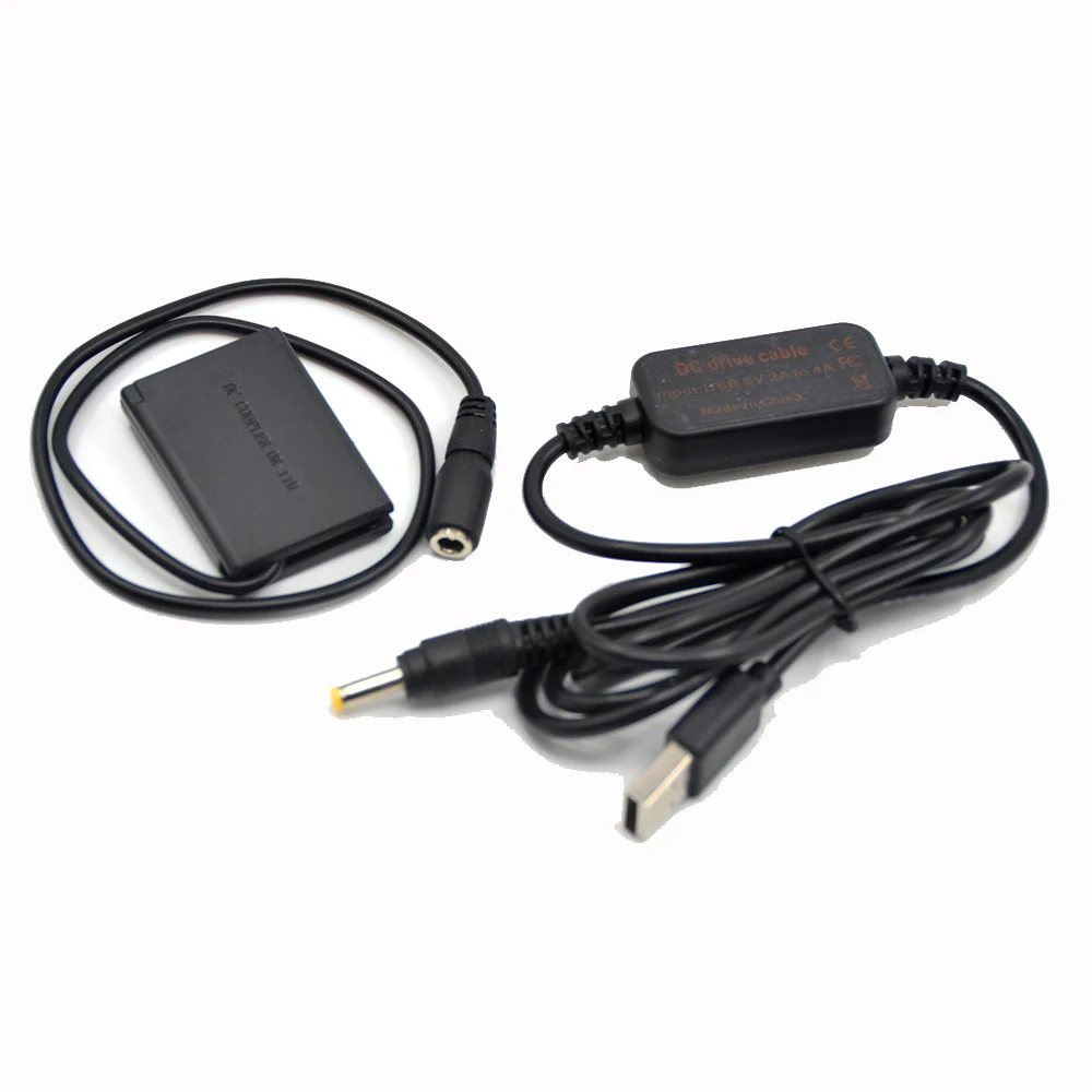 Nb-13L Cavo Usb 5V Caricabatterie Power Bank 4.2V + Dr-110 Accoppiatore Dc Nb13L Batteria Falsa Per Canon G7X Mark Ii G1X G7X Mii G5X G9X Sx720