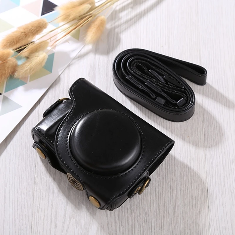Puluz Full Body Camera Custodia In Pelle Pu Con Cinturino Per Borsa Protettiva Per Fotocamera Canon G9X / G9X Ii