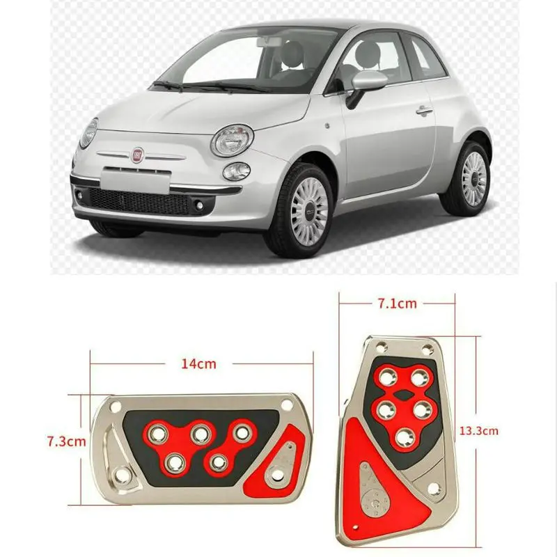 1 Set Pedale Auto Pedale Auto Per Fiat 500 Punto 500C 500L 500X Barchetta Brava Bravo Croma Fiorino Freemont