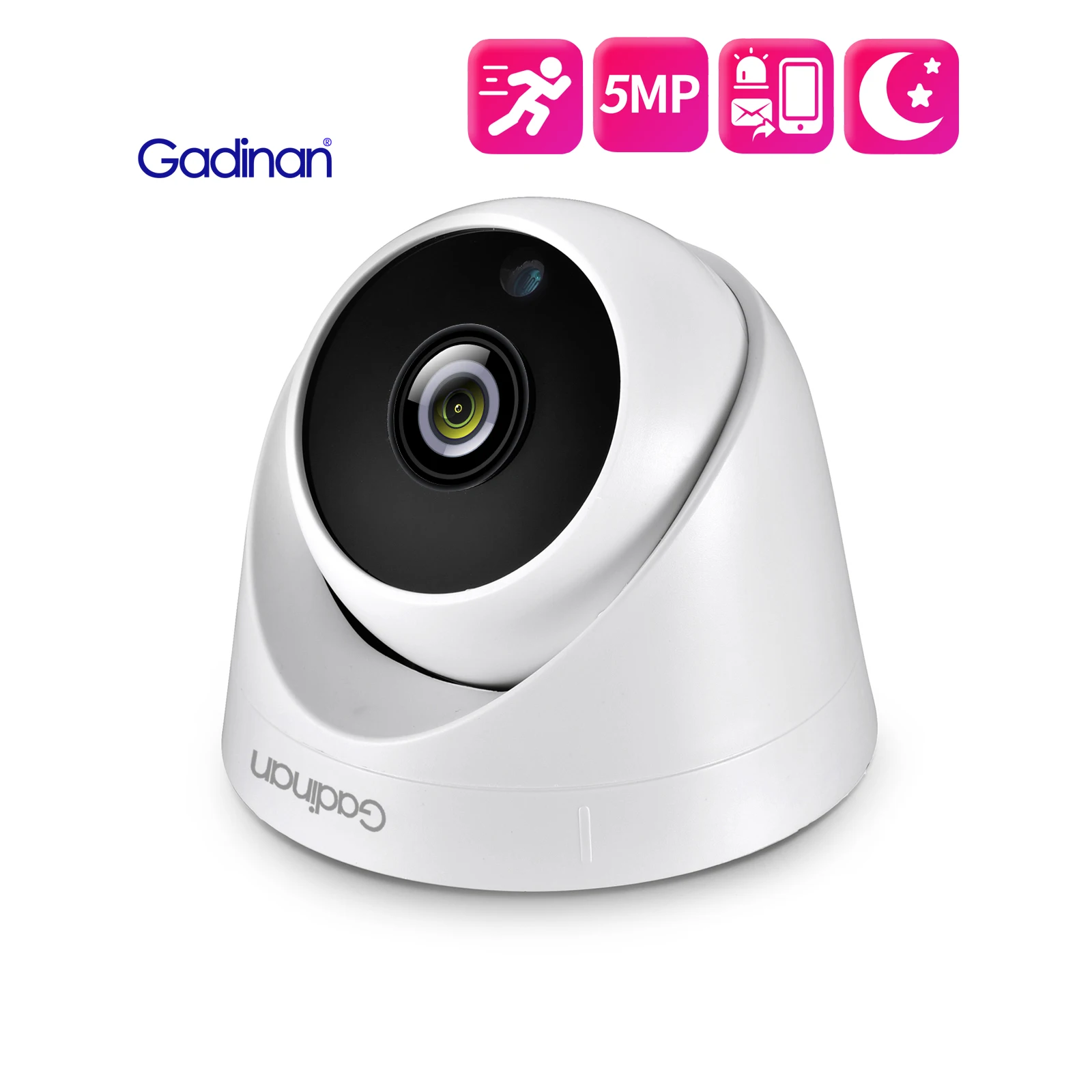 Gadinan Infrared Ahd 5Mp 1080P 720P Obiettivo Grandangolare Da 2.8Mm Cctv Indoor Bnc Ahd Mini Dome Camera