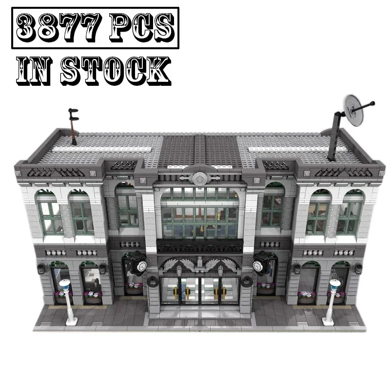 In Magazzino Moc - Brickbank Downtown 3877Pcs City Streetview Blocchi Di Costruzione Modulari Mattoni Giocattolo Educativo Fai Da Te Per Bambini Regal