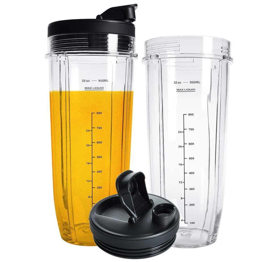 18/24/32Oz Tazze Per Frullatore Ninja Con Coperchio Per Ninja Auto Iq Bl480 Bl481 Bl482 Bl490 Bl640 Bl450 Bl482 Bl682 Bl642 Bl640