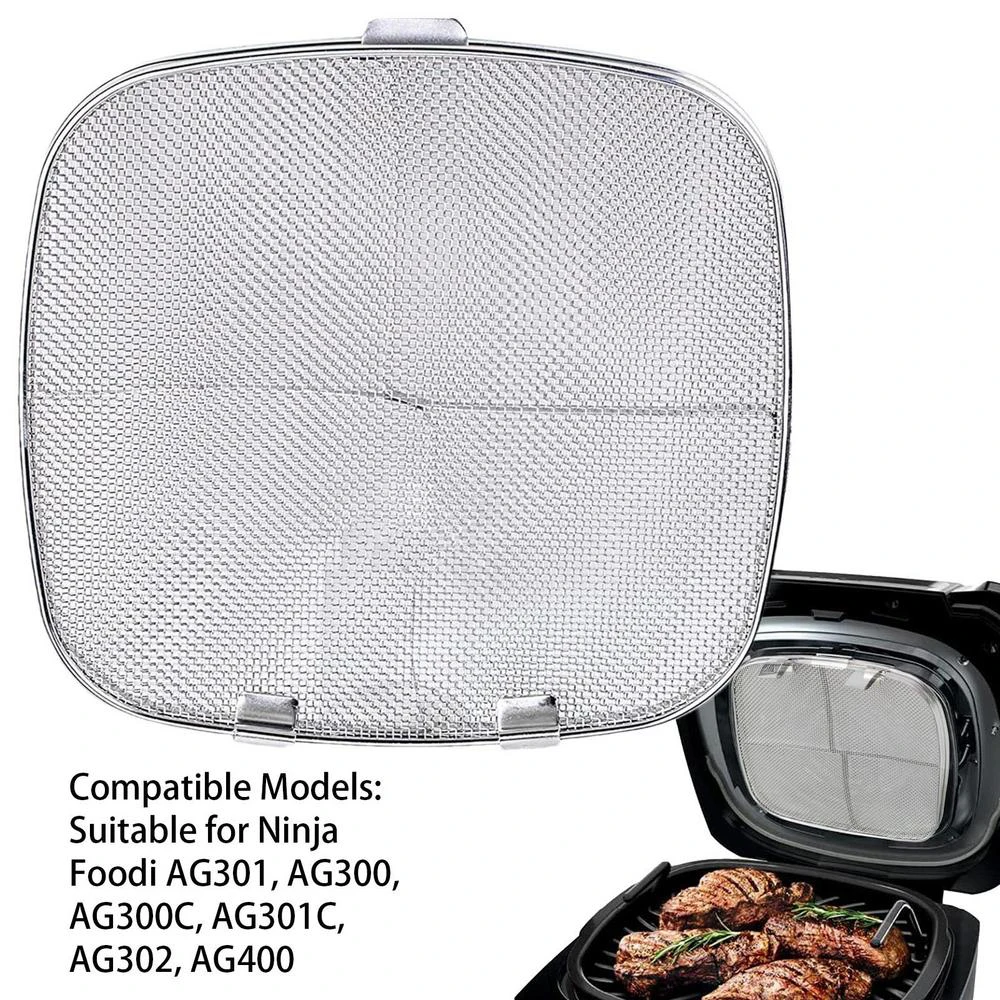 Scudo Splatter 5 In 1 In Acciaio Inossidabile Per Ninja Food Aid 301 Accessori Per Griglia Riutilizzabili Per Ninja Food Ag300/300C/301C/302/400