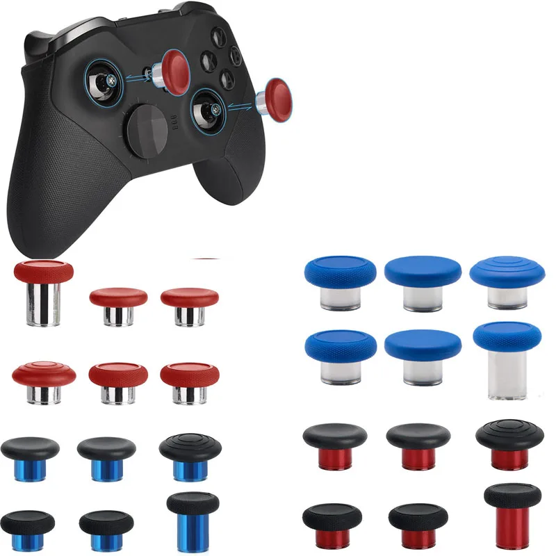 Per Xbox One Elite Series 2 Controller 6 In 1 Levette Di Ricambio Metal Mod 6 Swap Analog Thumb Sticks Elite 2 Parte Di Riparazione