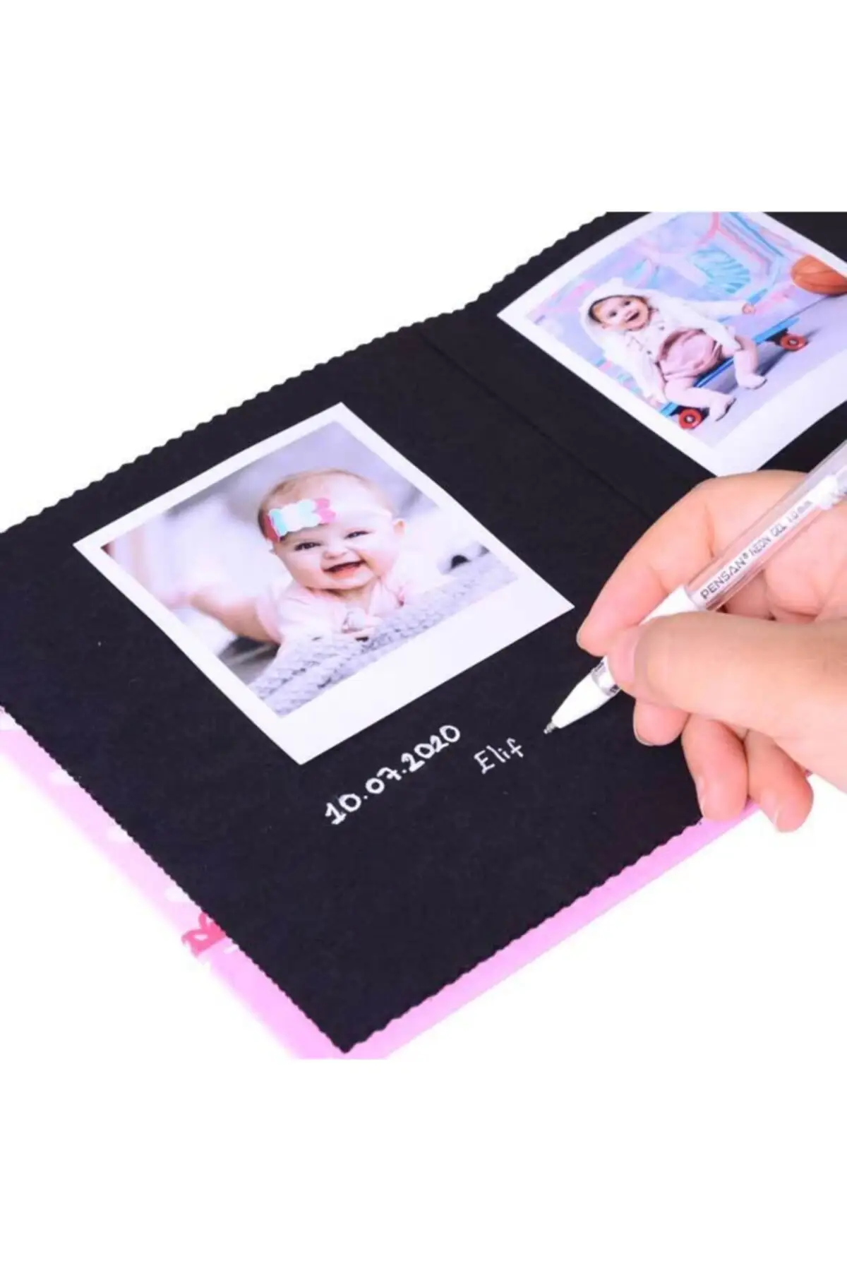Uras Blue White Pen Sleepyhead Figure Doll Memoir Book 12 Leaf Sketchbook Libro Fatto A Mano