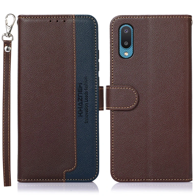 Nuovo Stile Per Coque Samsung A02 2021 Flip Case Leather 360 Protect Rfid Blocking Book Shell Per Samsung Galaxy A02 S Case 02 Sm-