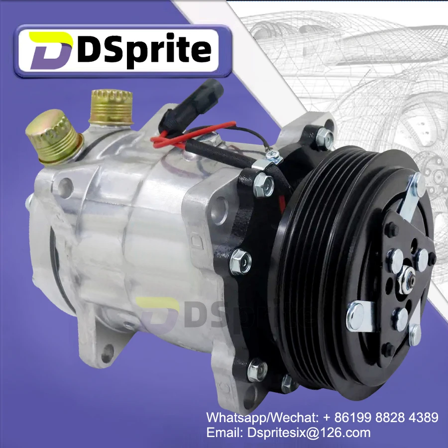 Compressore Aria Condizionata Per Ferrari 348 355 F355 Mondial T 3.4L 3.5L 1989-1999 7840 157355 7427 7505 138329 Sd7H15