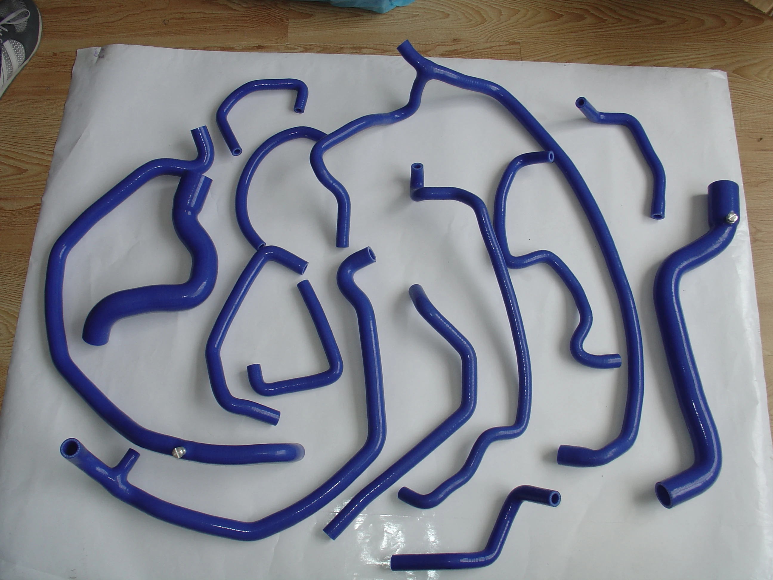 Silicone Radiator Coolant Hose Kit For Renault 5 Gt Turbo Phase 1 1985-1987 Blue