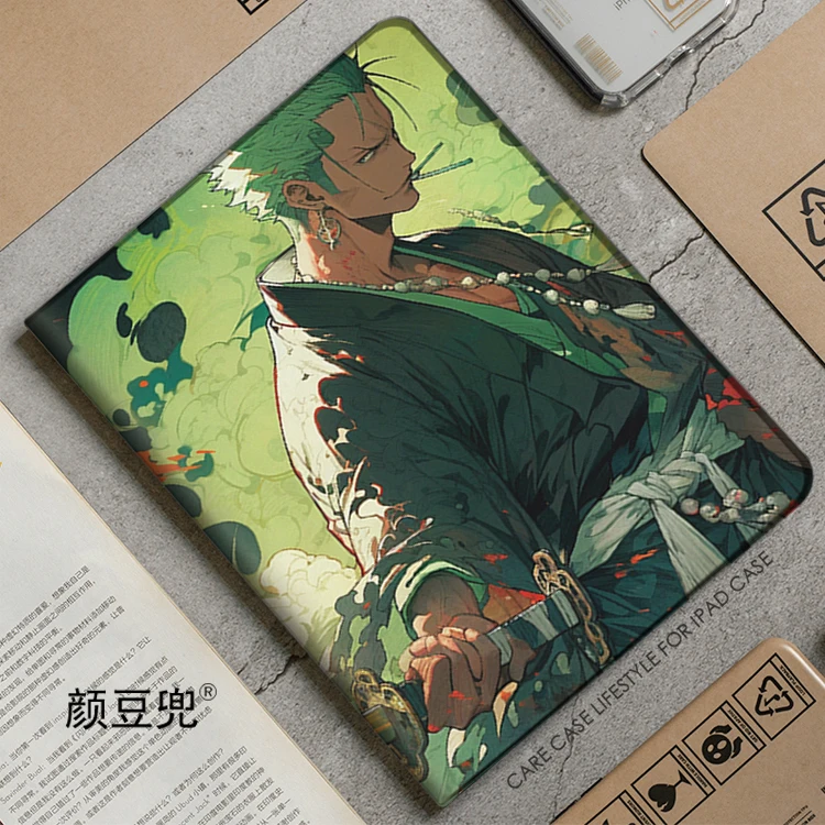 Roronoa Zoro Anime One Case Per Ipad Air 4 5 10.9 Mini 5 6 Per 2022 12.9 Custodia In Silicone Di Lusso Per Ipad Pro 12.9 Pro 11 Pollici 10Th