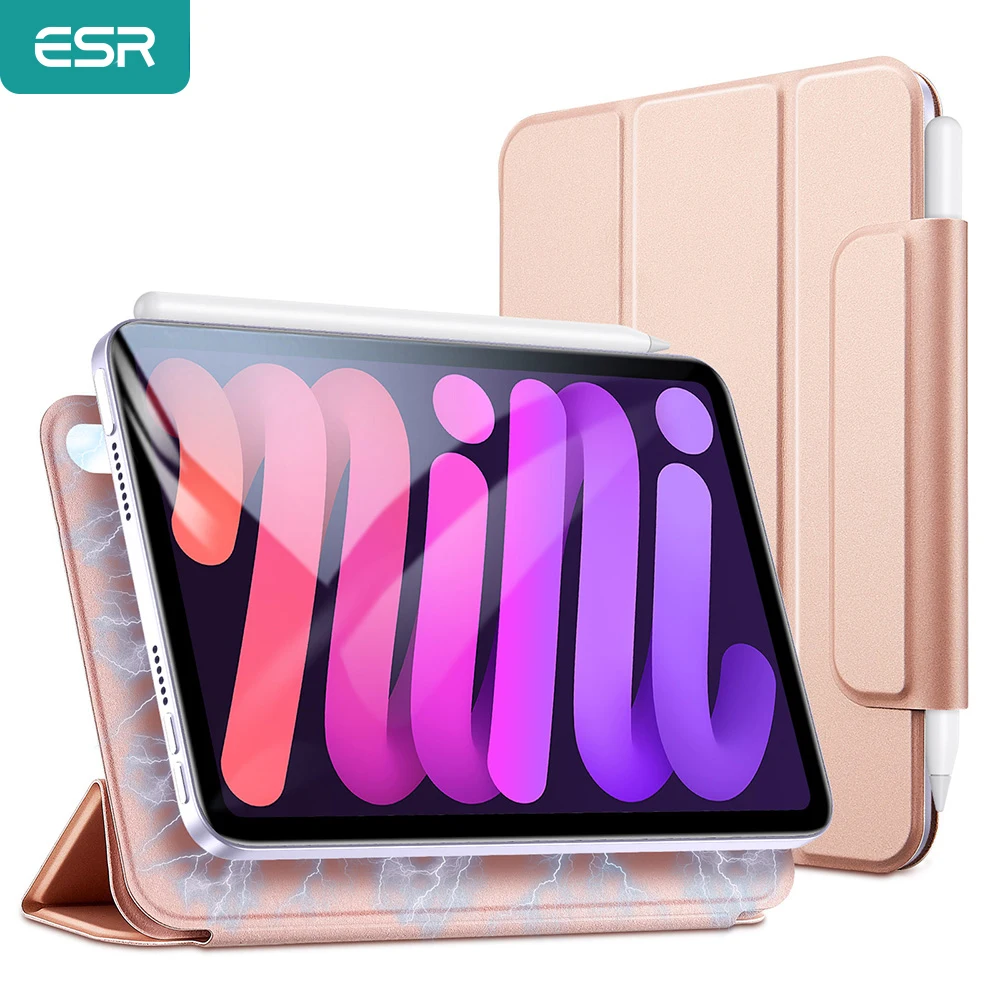 Custodia Esr Per Ipad Air 5 Per Ipad Pro 11 12.9 2021 2020 Per Ipad Air 4 Mini 6 Custodia Magnetica Per Ipad Pro 11 2020 Custodia Slim Folio