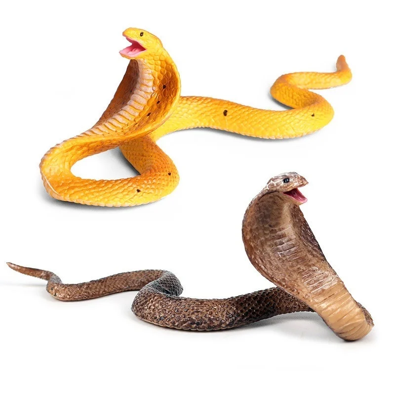 Simulazione Rettile Modello Cobra, Vipera, Anfibio, Modello King Cobra, Ornamento Giocattolo Gocciolante