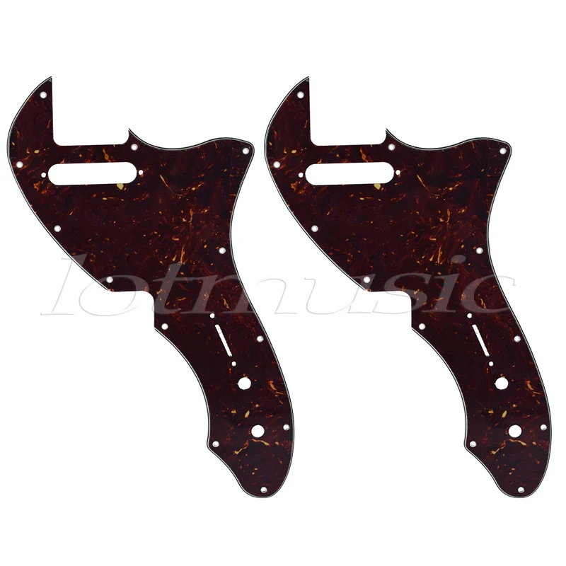 Battipenna Per Chitarra Elettrica Per 69 Telecaster Tele Thinline Style Scratch Plate Parts Sostituzione 3 Strati Marrone Scuro Confezione Da 2
