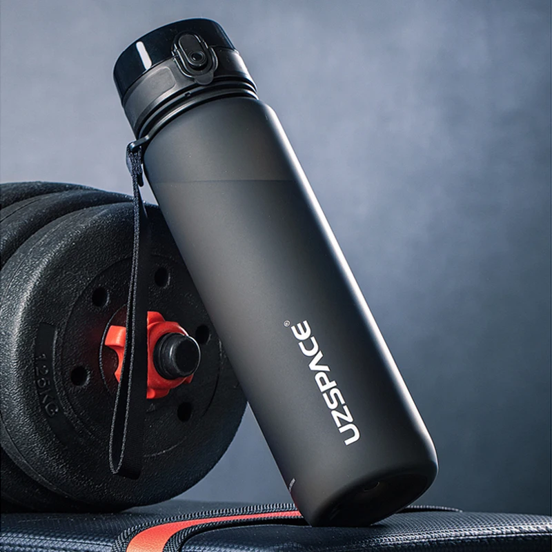 Borraccia Uzspace Ad Alte Prestazioni Portatile A Prova Di Perdite Tour All'Aperto Sport Shaker Drink Tritan Bottiglia Di Plastica 500/1000Ml