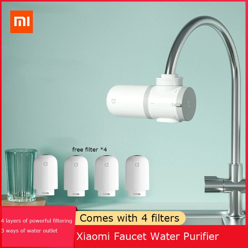 Xiaomi Mijia Rubinetto Depuratore D'Acqua Depuratore D'Acqua Per Uso Domestico Filtro Rubinetto Da Cucina Filtro Acqua Di Rubinetto Percolatore A Carb