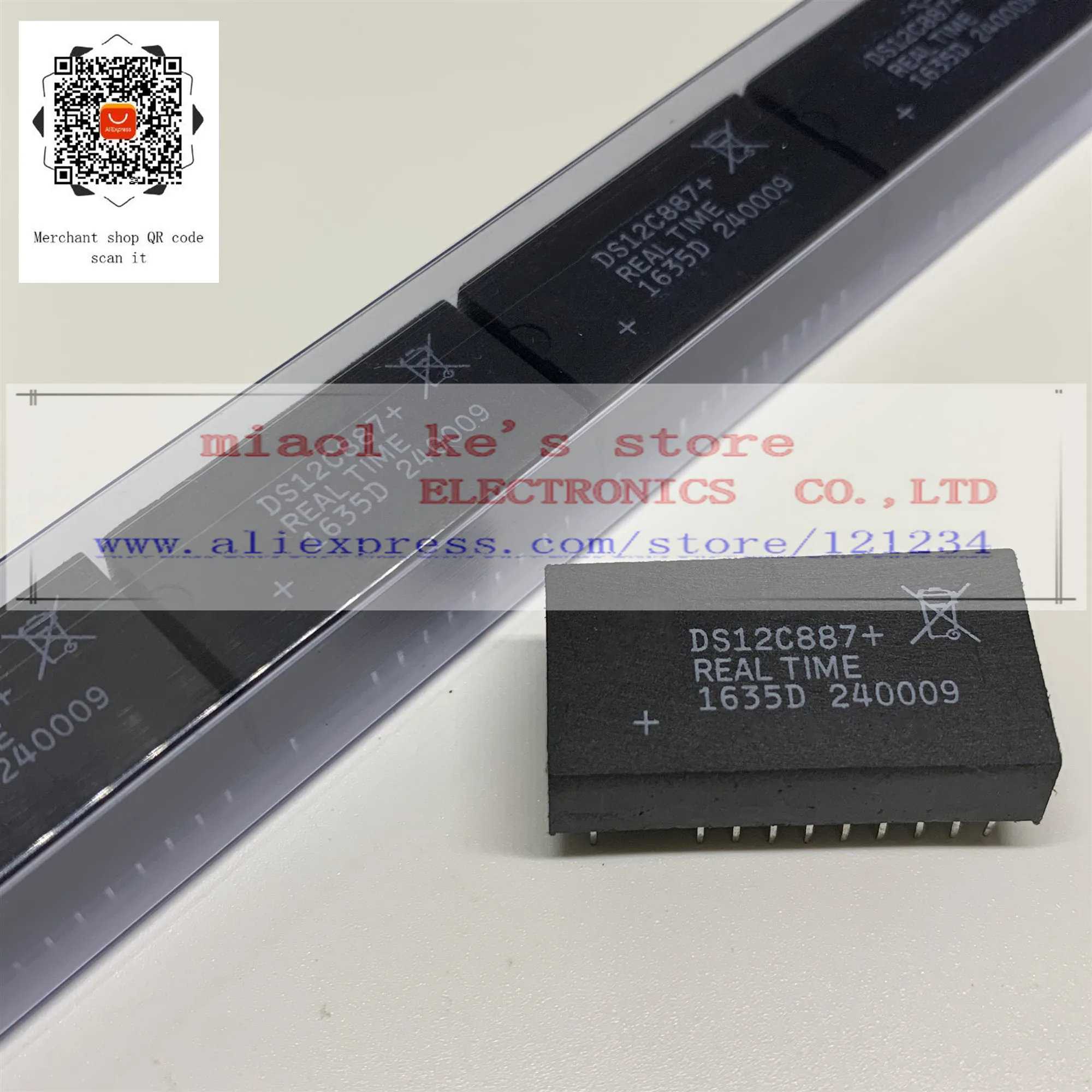(1 Pz) 100% Nuovo Originale; Ds12C887 + Ds12B887 Ds12887-Clock-Rtc-Ic-Clock-Calendar-113B-Parallel-24Dip-Module In Tempo Reale