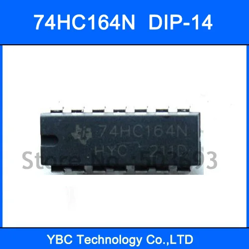 100 Pz 74Hc164 74164 74Hc164N 8Bit Serial-In/Parallel-Out Shift Register Dip-