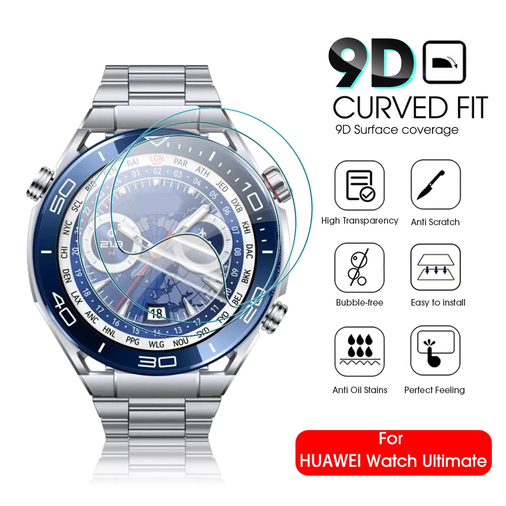 Per Huawei Watch Ultimate Soft Screen Protector Pellicola Idrogel Antigraffio 3D Curved Fit Full Cover Film Per Huawei Ultimate