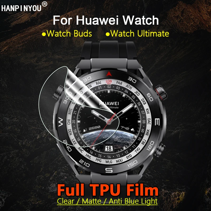 Per Huawei Watch Buds Ultimate Smartwatch Clear / Matte / Anti Blue Light Soft Tpu Hydrogel Film Screen Protector-Non Glass