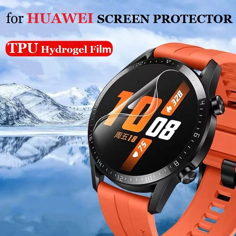 10Pcs Tpu Hydrogel Screen Protector Per Huawei Watch Ultimate Gt3 Pro 43Mm Gt2 46Mm Cyber Buds Smartwatch Pellicola Protettiva Morbida
