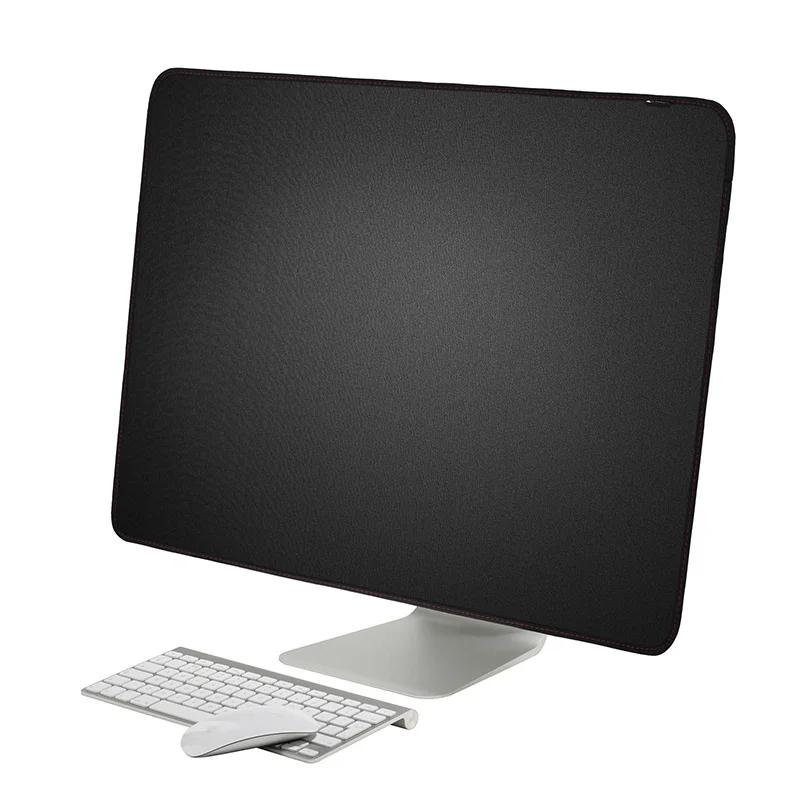 Protezione Antipolvere Per Monitor Per Computer In Poliestere Nero Da 21 Pollici 27 Pollici Con Fodera Morbida Interna Per Schermo Lcd Apple Imac