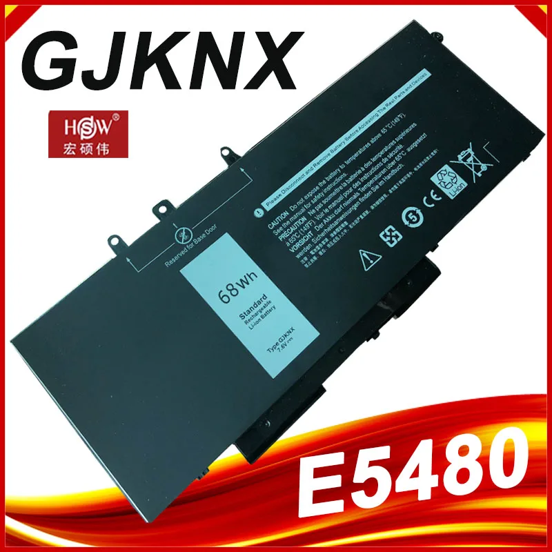 Batteria Gjknx 68Wh Per Dell Latitude 5480 5580 5280 5490 5491 5580 5590