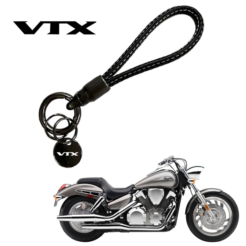 Per Honda Vtx1300 Vtx1800 Vtx 1300 Vtx 1800 Accessori Moto Di Alta Qualità Portachiavi In Pelle Intrecciata Portachiavi