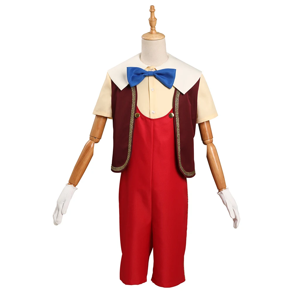 Pinocchio 2022 Pinocchio Costume Cosplay Abiti Halloween Carnival Suit