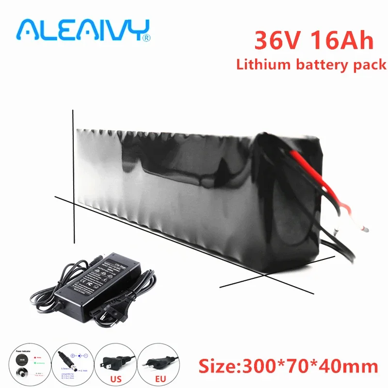 E Bike 36V 16Ah Batteria E-Bike Batteria 18650 Batteria Agli Ioni Di Litio 600W Ad Alta Potenza Fiido D1 D2 E-Bike Bicicletta Scooter Motore Nuovo