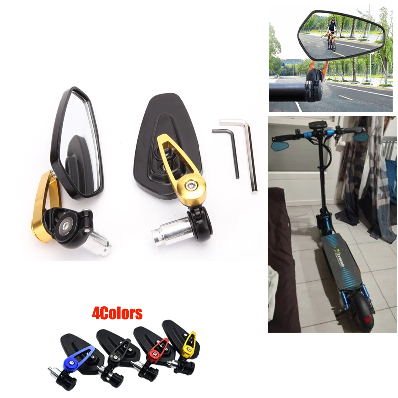 E-Bike 7/8 "22Mm Specchietto Retrovisore Finale Per Fiido Bike T1 Segway Gt2 Manubrio Specchietti Laterali Manubrio Retroviseur Moto