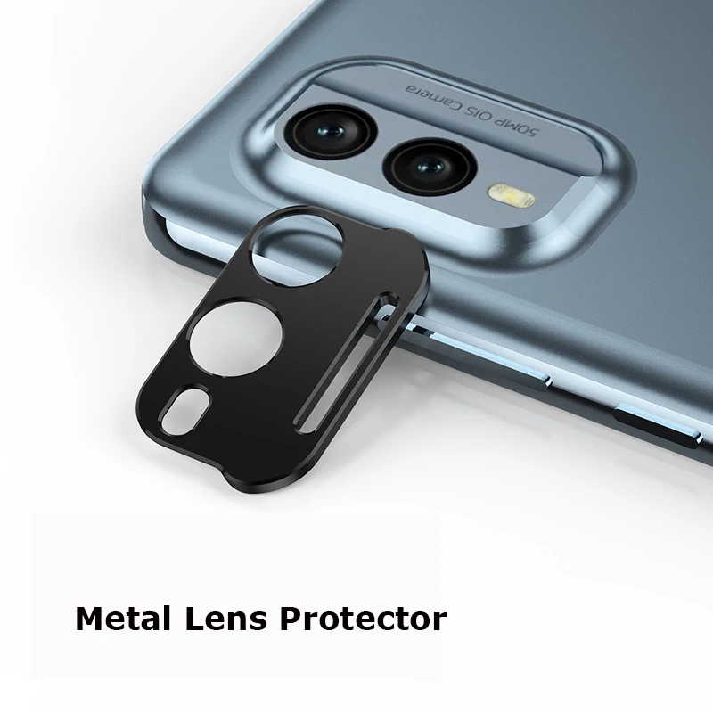 Per Nokia X30 6.43 "Luxury Camera Guard Circle Metal Lens Protector Case Cover Anello Di Protezione Paraurti