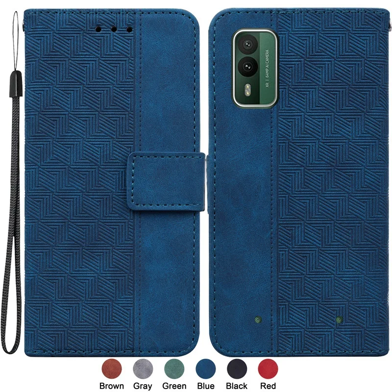 Xr21 Etui Per Nokia Xr21 Xr20 Custodia In Pelle Per Nokia Xr21 Xr 21 20 X30 Fundas Portafoglio In Tessuto Geometrico Custodie Per Telefoni In Pelle