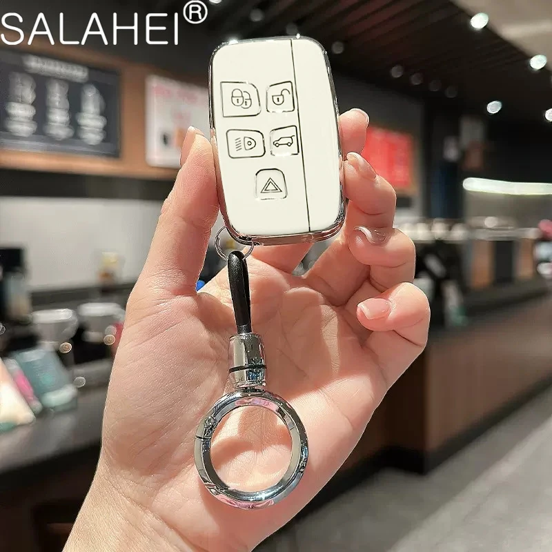 Tpu Car Key Case Cover Key Bag Holder Protector Per Land Rover Range Rover Sport Evoque Freelander 2 Velar Discovery 4 Accessorio