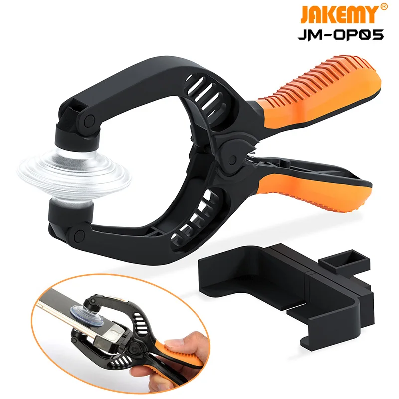 Jakemy Jm-Op05 Strumento Manuale Professionale Fai Da Te Lcd Pompa Di Aspirazione Pinze Di Apertura Dello Schermo Per Tablet Schermo Del Pad Del Telef