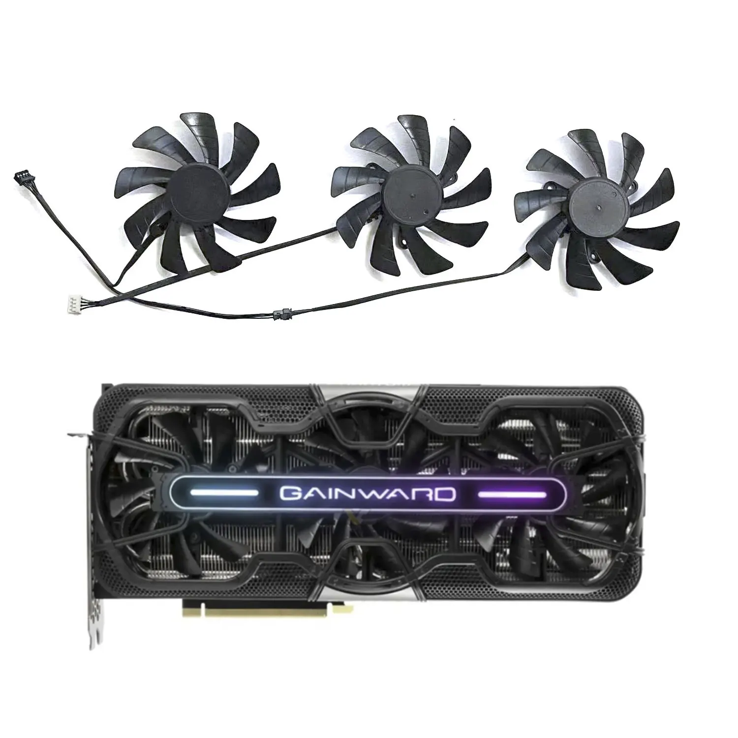 85Mm Th9215B2H-Pfb01 Rtx3090 Rtx3080 Rtx3070 Ventola Della Scheda Video Per Gainward Geforce Rtx 3090 3080 3070 Ventola Grafica Di Raffreddamento Phan