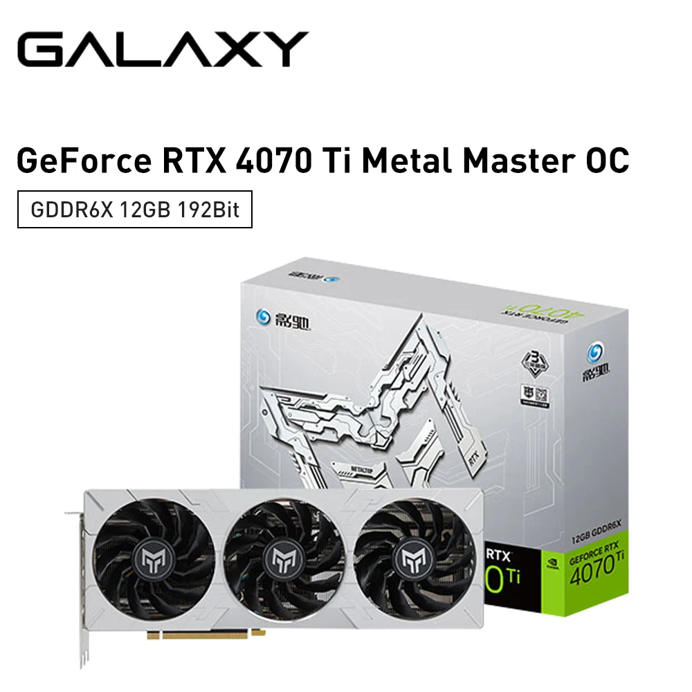Galaxy Nuova Scheda Grafica Rtx 4070Ti Metal Master Oc 12Gb Gddr6X 192Bit Rtx 4070Ti 12Vhpwr Gaming Gpu Schede Video Placa De Video