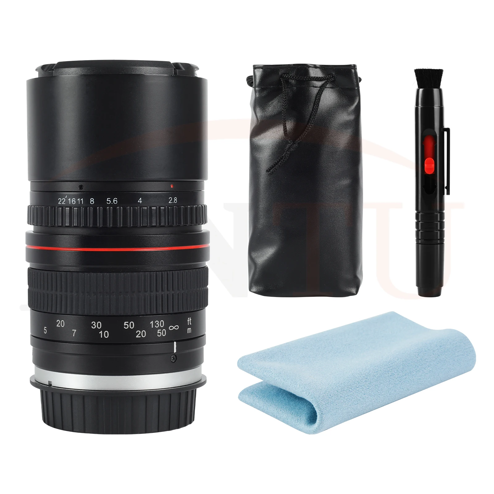 Jintu 135 Millimetri F/2.8 Full Frame Ef Mount Lens Per Canon Eos 1100D 1200D 1300D 550D 650D 750D 800D 60D 70D 80D 90D 5Dii 5Div Macchina Fotografica