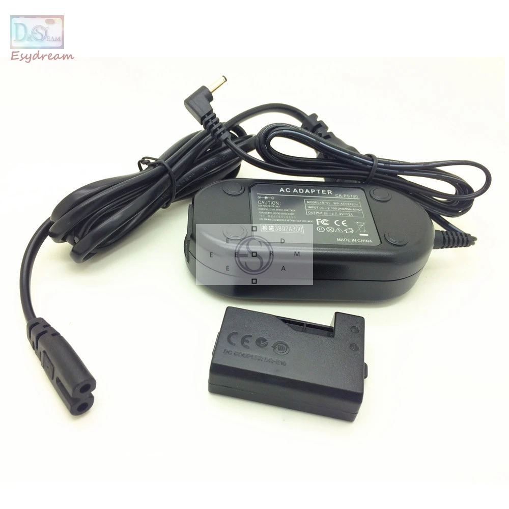 Macchina Fotografica Di Trasporto Ac Power Adapter Kit Per Canon 1500D 2000D 1300D 1200D 1100D Rebel T3 T5 T6 T7 Come Ack-E10 Lp-E10